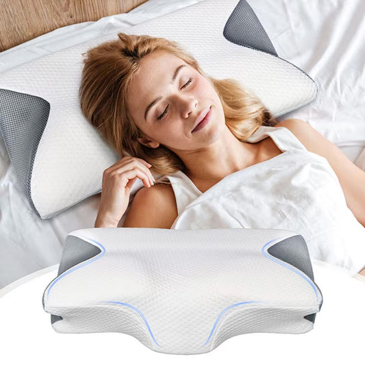 Ergonomic Memory Foam Orthopedic Pillow